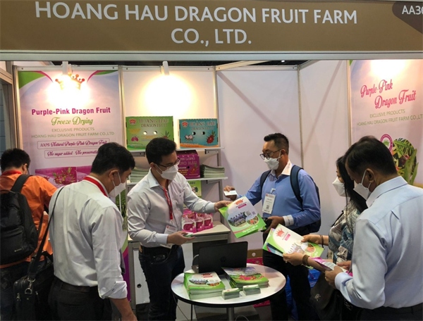 Vietnamese booth at Thaifex–Anuga Asia 2022 food and beverage trade fair (Photo: daibieunhandan.vn)