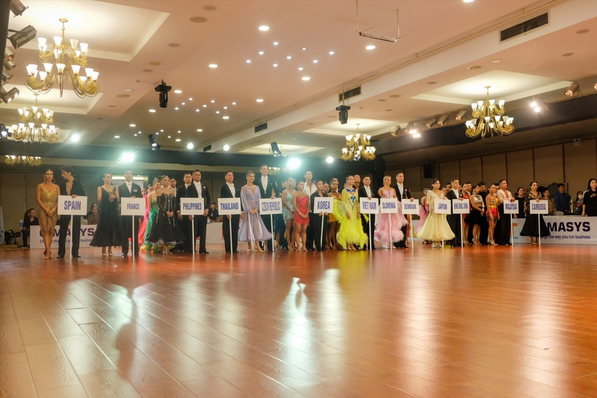 The tournament makes up one part of the World Dancesport Federation’s competition system.