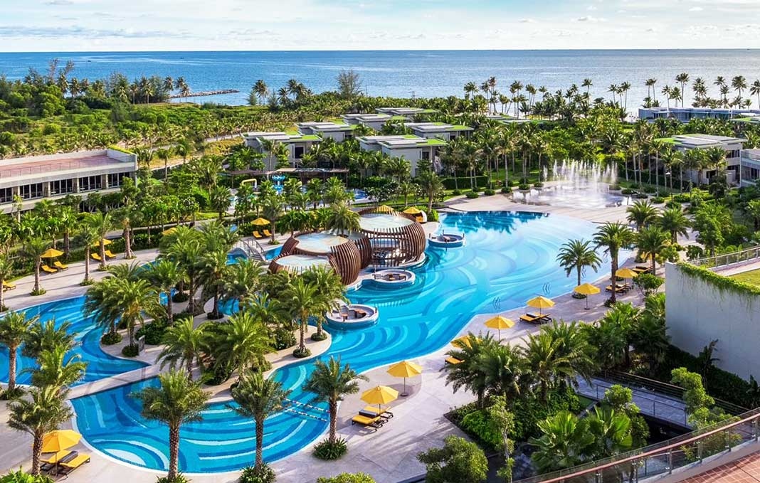 A view of Pullman Phu Quoc Beach Resort