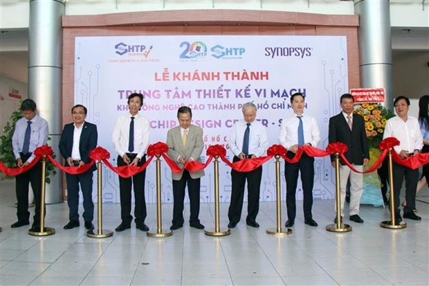 The SHTP chip design centre is inaugurated in Ho Chi Minh City (Photo: VNA)