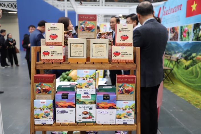 A Vietnamese booth at VEGFEST 2022 (Photo: baotintuc.vn)