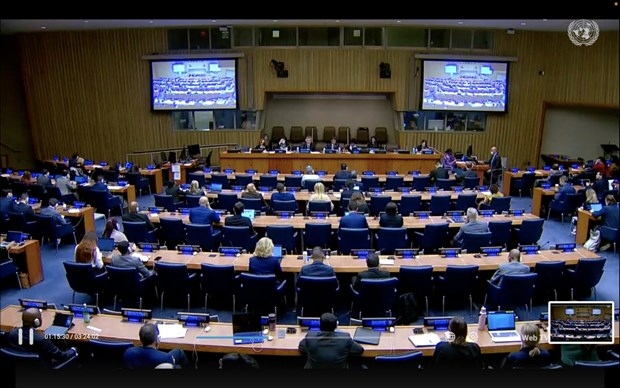 At the meeting of the UN Special Political and Decolonisation Committee (Fourth Committee) (Photo: VNA)