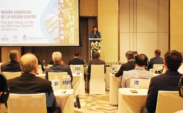 Overview of the Vietnam-Argentine trade exchange event (Photo: VNA)