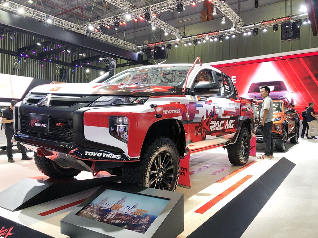 Vehicles on display at the Vietnam Motor Show 2022 held in HCM City - Photo: VNA