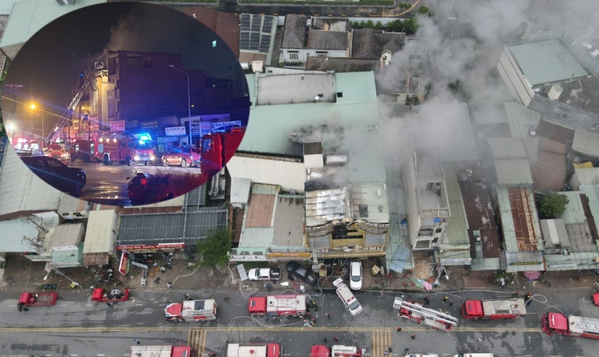 The southern province of Binh Duong is hit by a fire breaking out at the three-story An Phu karaoke bar at around 9 p.m. on September 6. The fire rages so violently on the upper floor that several staff and guests present in the venue are unable to escape, trapping many people inside.