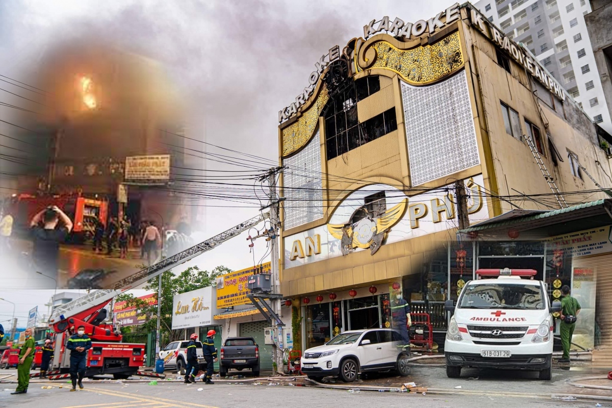 The owner of An Phu karaoke bar, 42-year-old Le Anh Xuan is arrested after the deadly fire. He faces charges of violating fire safety regulations.