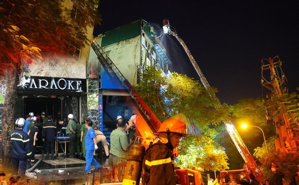 Two fire trucks are mobilised to the scene, with the fire eventually being completely extinguished by 6:45 p.m. on the same day. Eight people are successfully rescued from the fire.