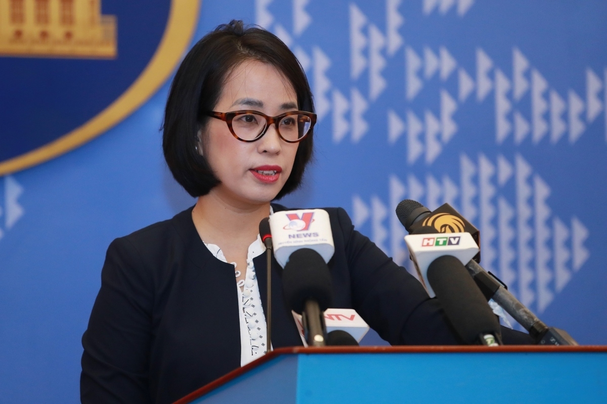 Deputy Spokesperson of the Ministry of Foreign Affairs Pham Thu Hang