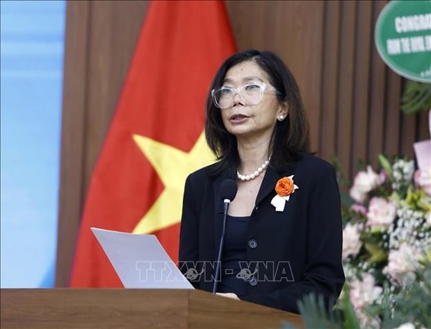 UN Resident Coordinator in Vietnam Pauline Tamesis (Photo: VNA)