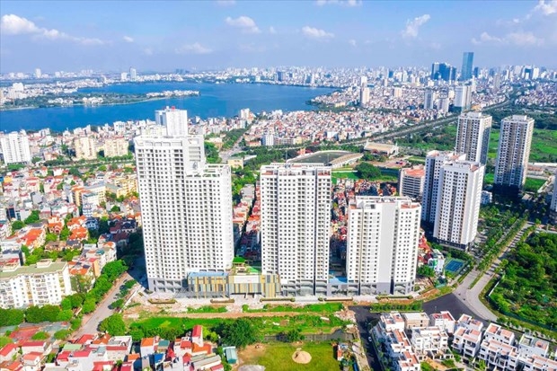 The real estate sector was at second position in FDI attraction in Vietnam last year. (Photo: baodautu.vn)