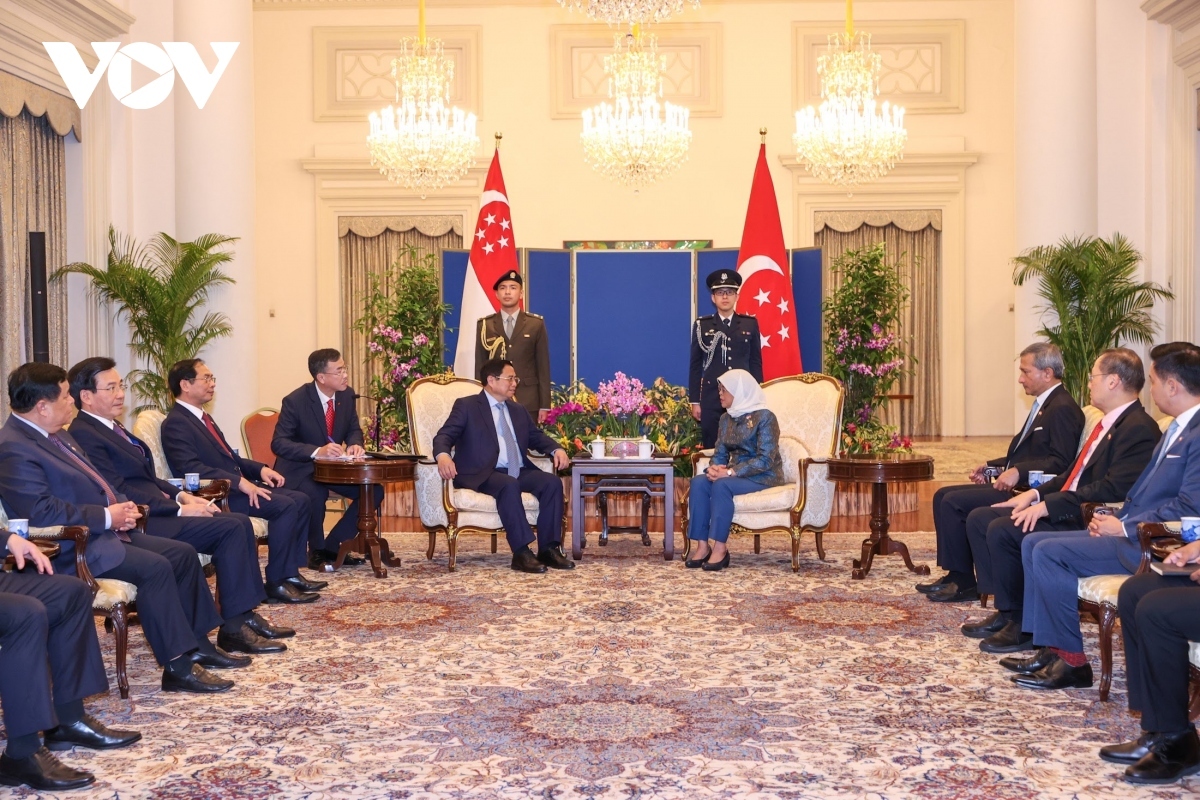 President Halimah Yacob highly appreciates the effective operation of Vietnam - Singapore Industrial Parks (VSIP), noting this is a success story in bilateral cooperation.
