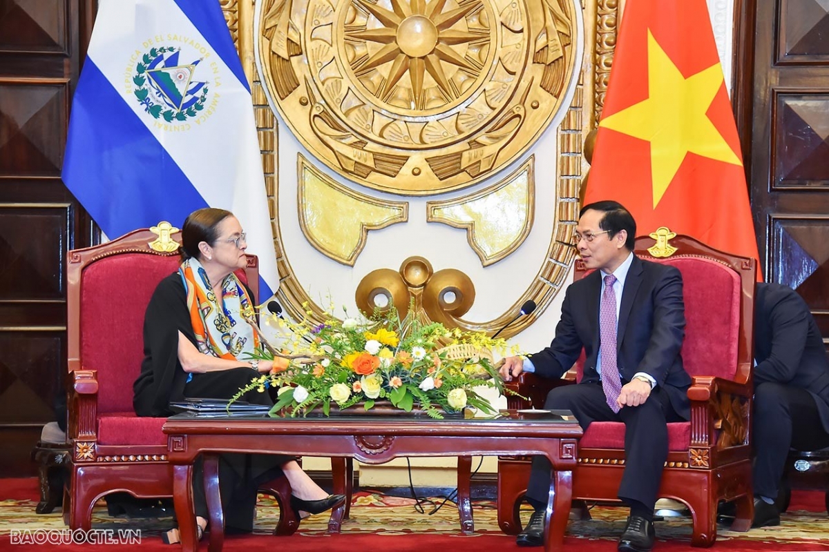 During their talks, both ministers stress the need to increase high-level visit exchanges between the two countries to further promote bilateral cooperation. (Photo: baoquocte.vn)