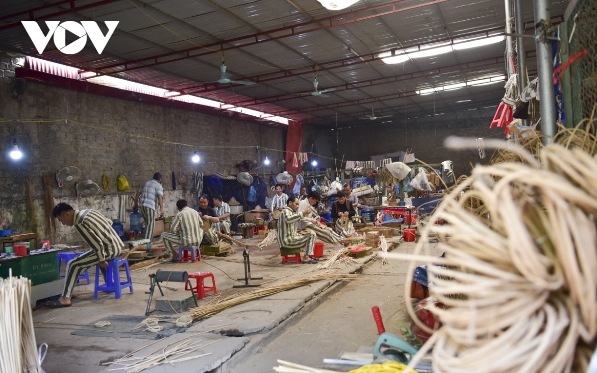 Apart from his work, the Cambodian national has also learn to produce Vietnamese handicrafts.