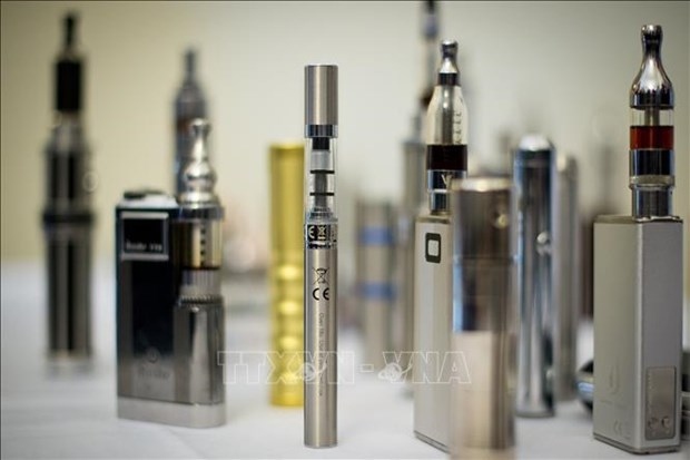 Some e-cigarette products (Photo: AFP/VNA)