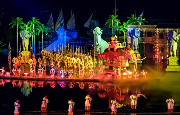 At a music show in Hoi An