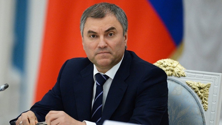 Chairman of the State Duma of the Russian Federation Vyacheslav Victorovich Volodin.