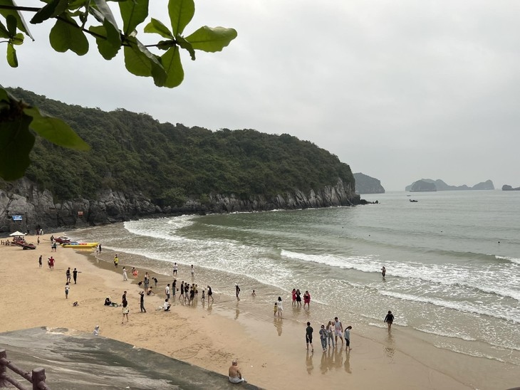 Cat Co beach in Cat Ba island (Photo: Le Phuong)