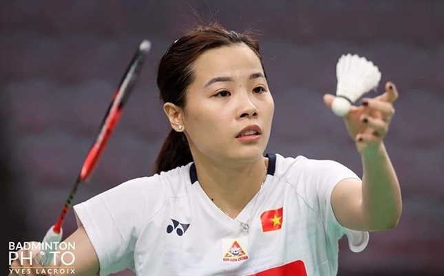 Thuy Linh has been eliminated from the US Open Badminton Tournament 