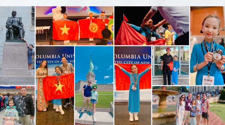 Tran Pham Ngan Khanh wins silver medal at the fourth Copernicus International Mathematical Olympiad held at Colombia University