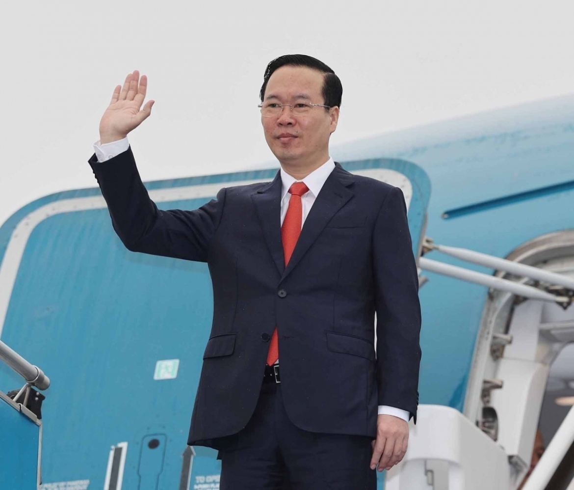  President Vo Van Thuong and his wife leaves Hanoi on July 23 morning for visits to Austria, Italy and the Vatican.