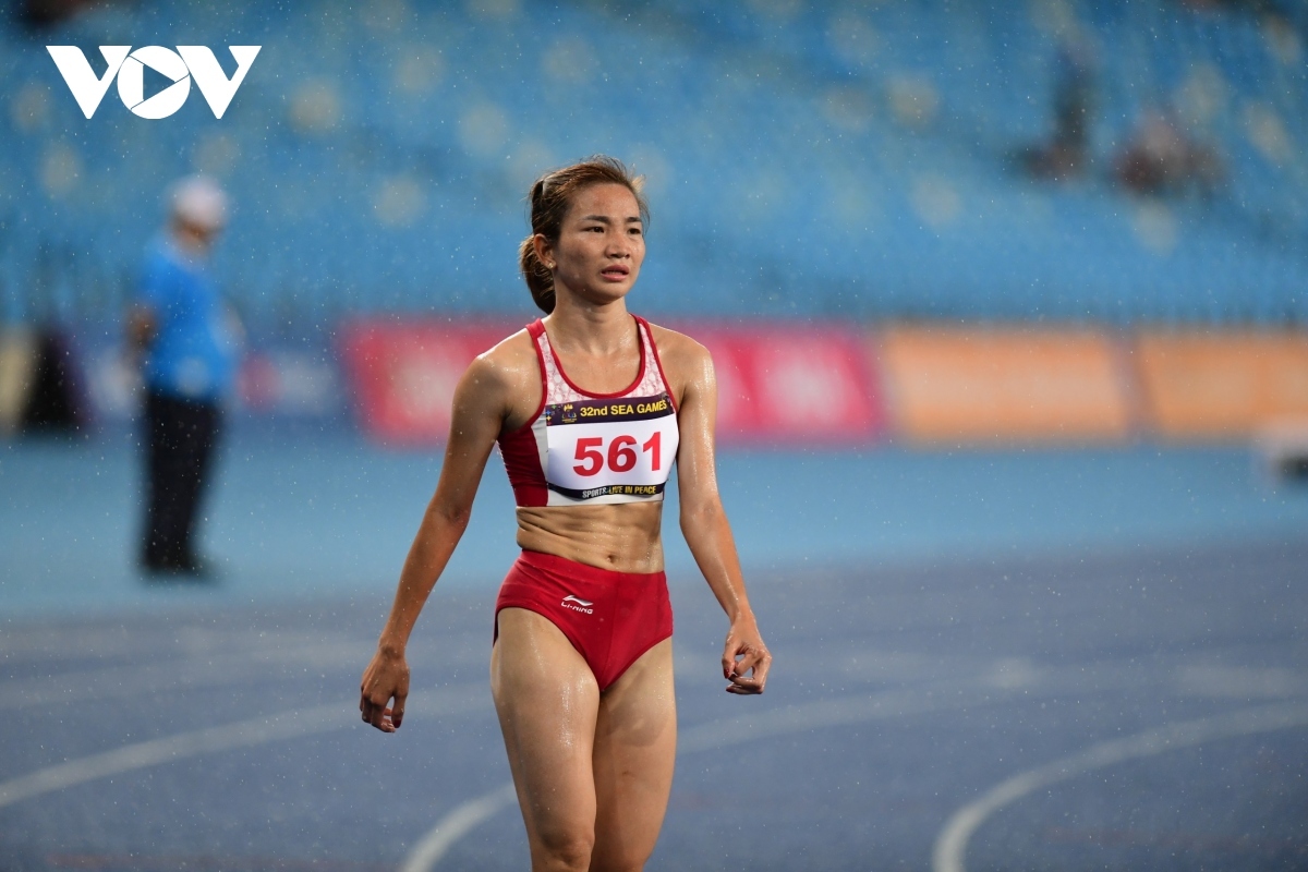 Vietnamese track-and-field athlete Nguyen Thi Oanh