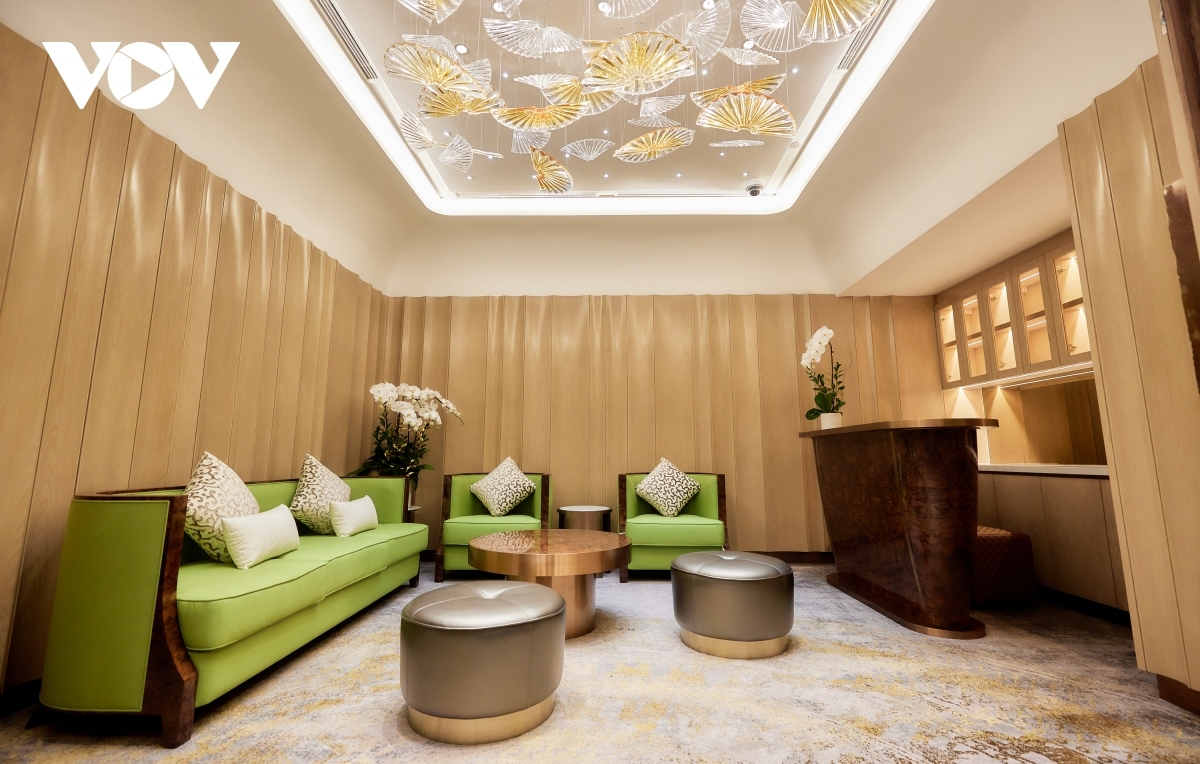 An exclusive reception area for VIP guests to enjoy before or after the show