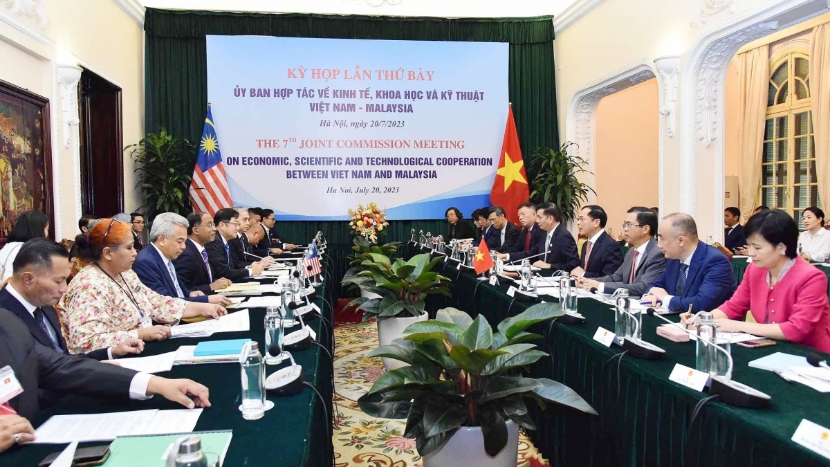 At the 7th Joint Commission Meeting on Economic, Scientific and Technological Cooperation between Vietnam and Malaysia