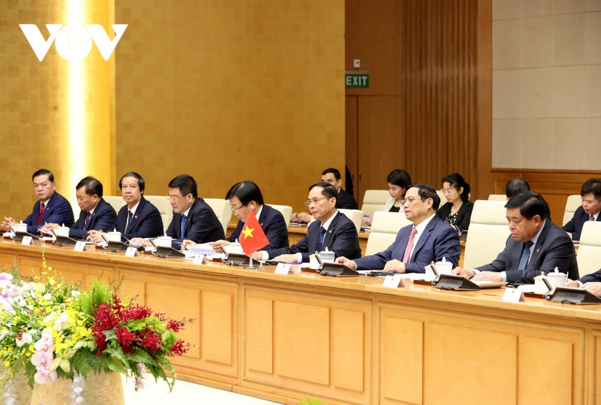 During the talks, the two sides examine ways to bring their partnership to new heights.