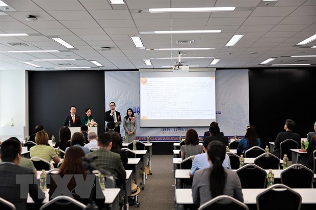 A new Executive Committee of the Vietnam Business Association in Japan makes debut (Photo: VNA)