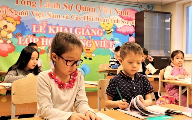 A Vietnamese language class in Ekaterinburg, Russia