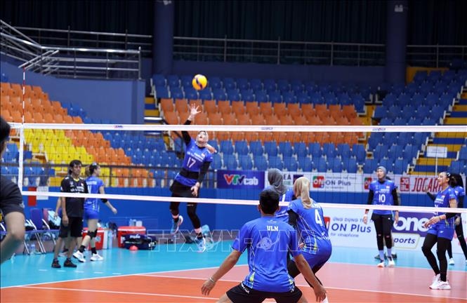 SEA Women's Volleyball Tournament kicks off in Vinh Phuc province. (Photo: VNA)