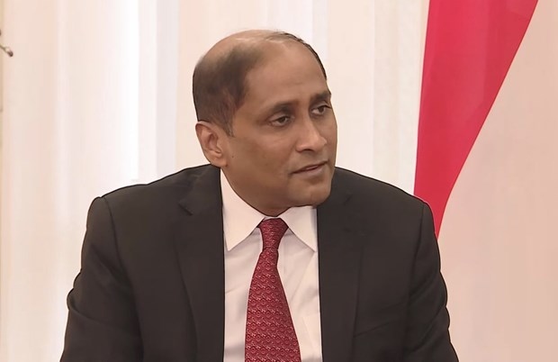 Singaporean Ambassador to Vietnam Jaya Ratnam (Photo: VNA)