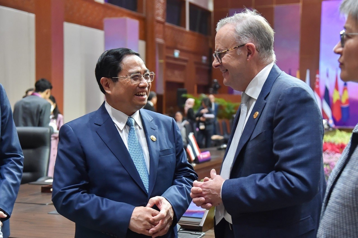 Prime Minister Pham Minh Chinh meets his Australian counterpart Anthony Albanese