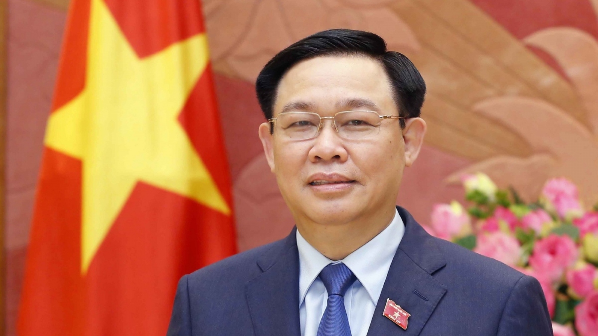 Vietnamese National Assembly Chairman Vuong Dinh Hue