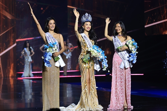 Top 3 of Miss Universe Vietnam 2023 are announced. (Photo courtesy of the organisation board)