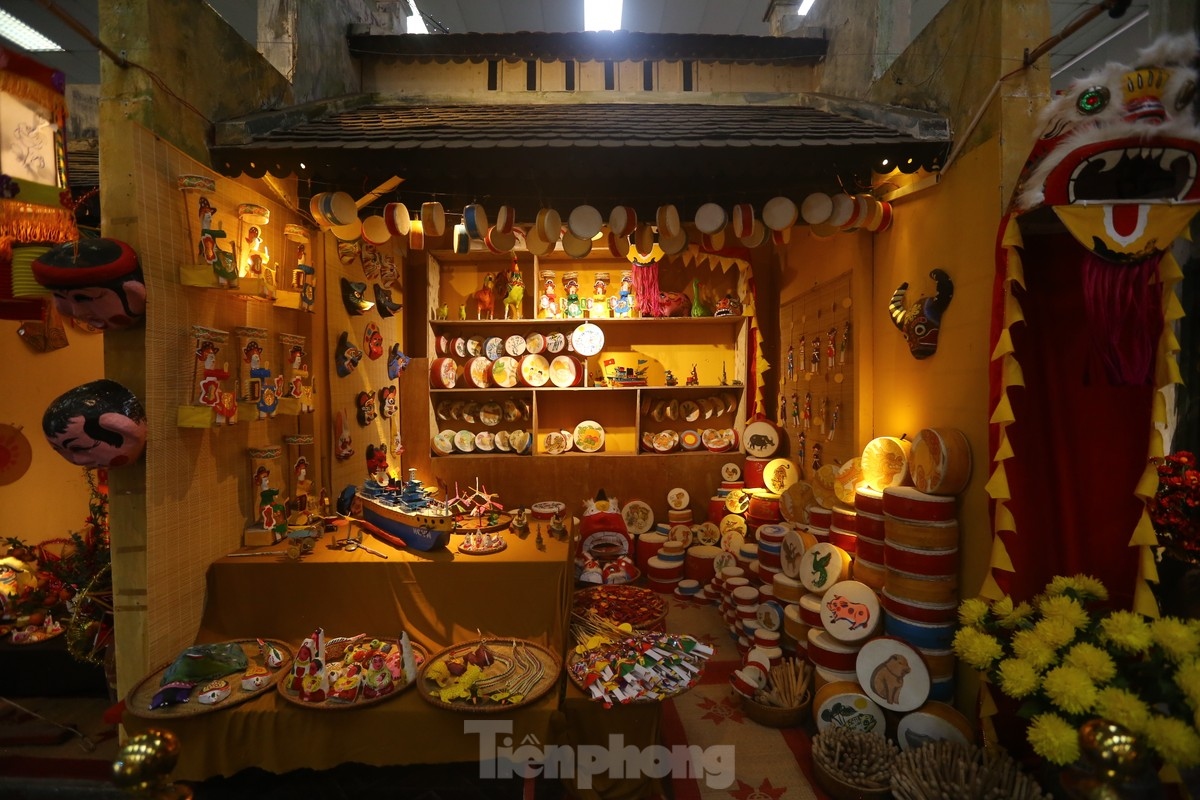 A vast range of lanterns and toys can be seen on display at the event.