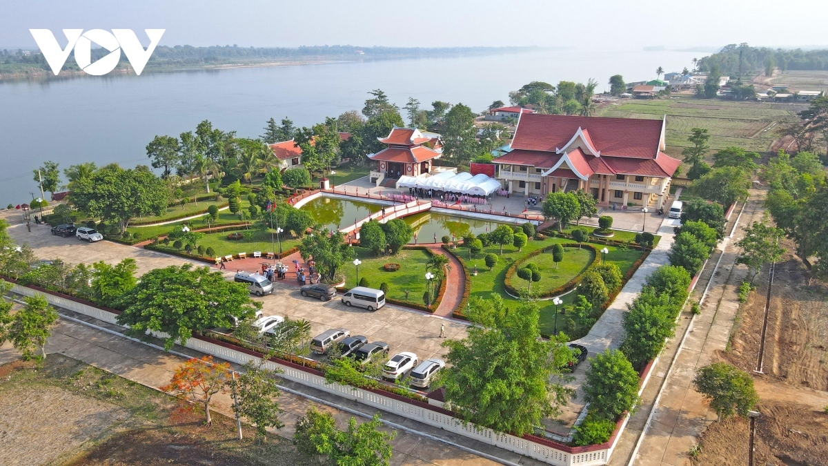 President Ho Chi Minh memorial area is located at Xiengvang village, Noongbok district, Khammuane province. 