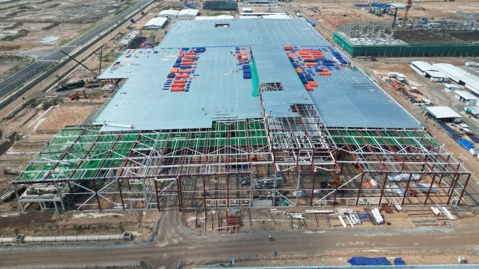 LEGO factory's construction getting underway in Binh Duong province. (Photo: LEGO Company)