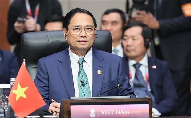 PM Pham Minh Chinh at the 11th ASEAN - US Summit in Jakarta on September 6.