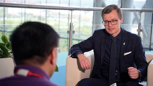 Evgeny Vlasov, Vice President for International Relations at the Far Eastern Federal University (FEFU) of Russia and President of the Russia-Vietnam Friendship Association in the Primorye region. (Photo: VNA)