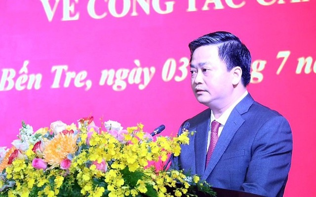 Le Duc Tho, secretary of the Ben Tre provincial Party Committee. (Photo: thanhnien.vn)