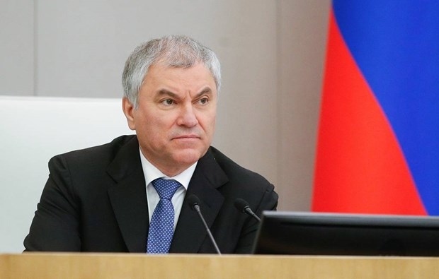 Speaker of the State Duma (Lower House) of the Russian Federation Vyacheslav Viktorovich Volodin is scheduled to visit Vietnam on October 15-16 at the invitation of National Assembly Chairman Vuong Dinh Hue. (Photo: AP)