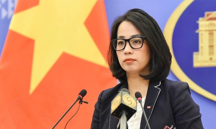 Spokesperson of the Ministry of Foreign Affairs Pham Thu Hang