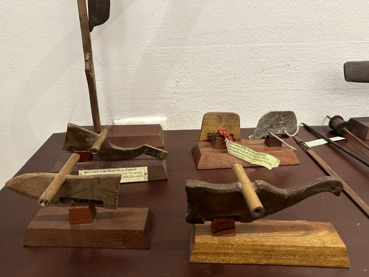 Rice cutters used by different ethnic minorities in Vietnam
