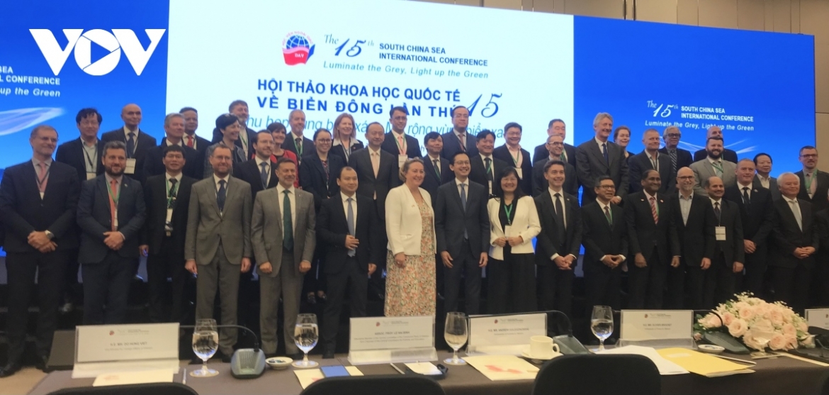 Delegates attend the event