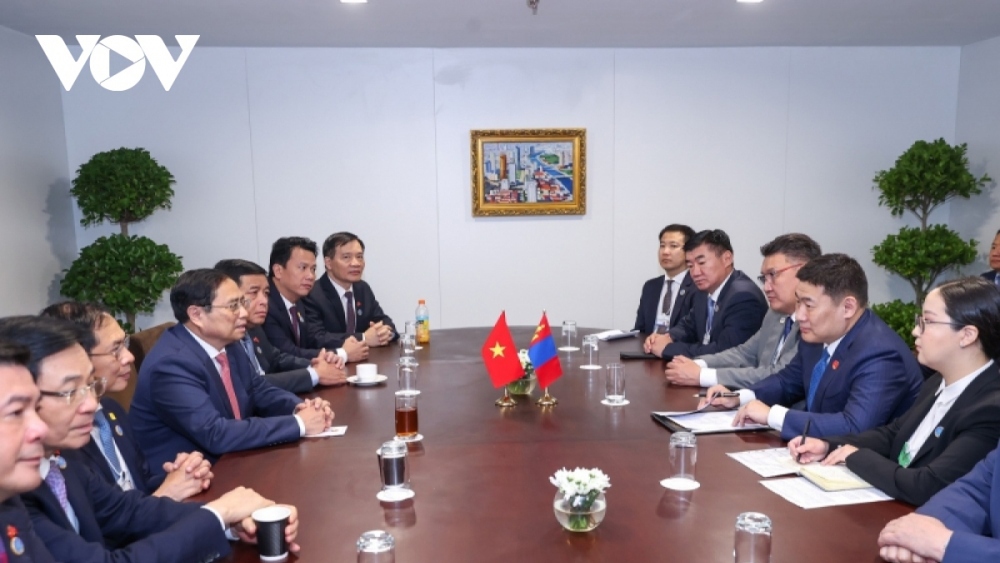 At a bilateral meeting between Prime Minister Pham Minh Chinh and his Mongolian counterpart Oyun-Erdene Luvsannamsrai