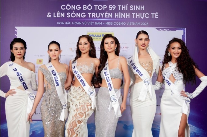 Contestants of Miss Cosmo Vietnam 2023 