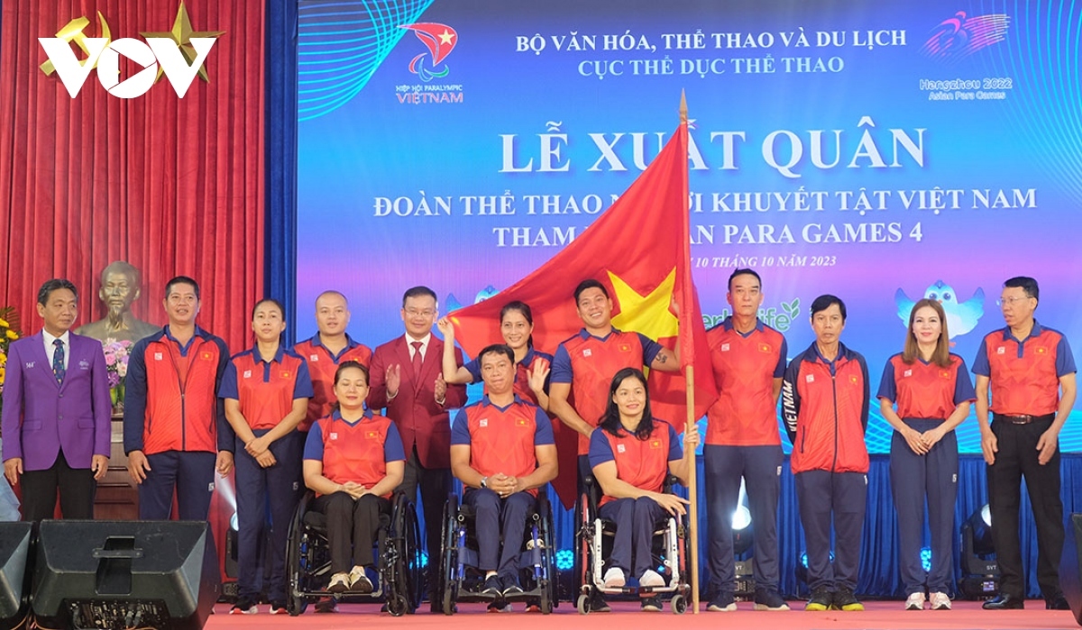 Vietnam sends 48 athletes to compete at the fourth Asian Para Games in Hangzhou, China