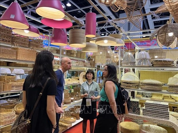 About 70 Vietnamese handicraft and gift companies exhibit their products at the MEGA Show Hong Kong (China) 2023