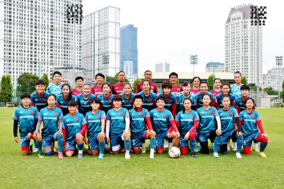 Women's football squad for second qualifiers of 2024 Olympics announced (Photo courtesy of Vietnam Football Federation)